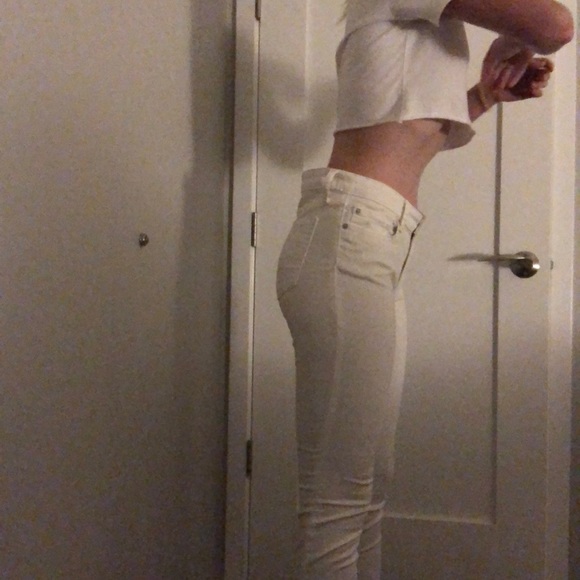 Gap white skinny jeans - Picture 2 of 3